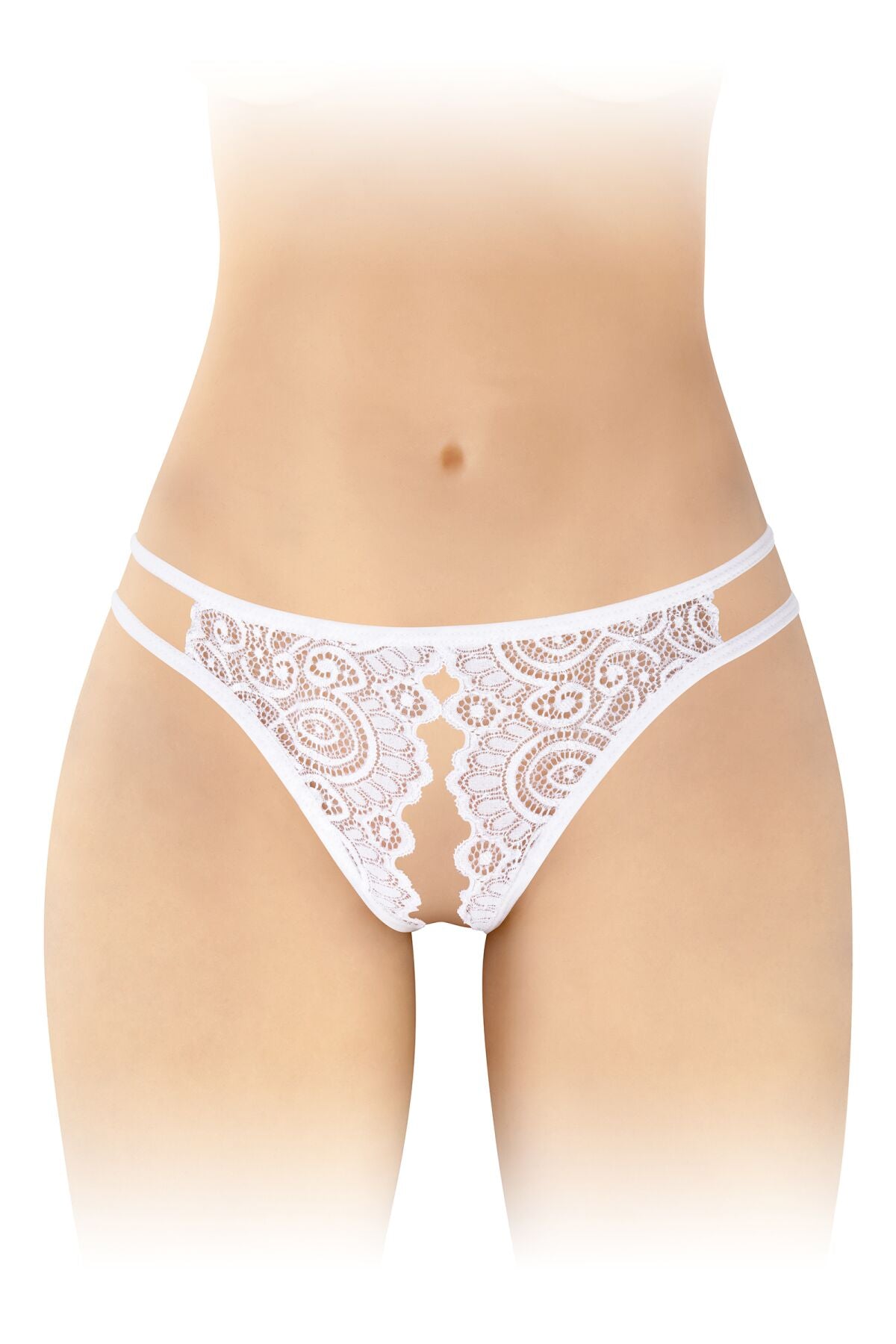 Fashion Secret Annette White Open Crotch Panties