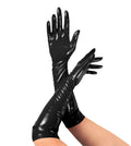 Glossy Vinyl Gloves Art of Sex - Lora, size M, color Black