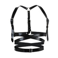 Leather Harness Art of Sex - Melani Leather harness, Black L-2XL