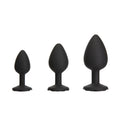 Набір силіконових анальних пробок BMS Roses Til’ Dawn Silicone Anal Plug Kit (пошкоджене паковання!!!)