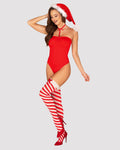 Bodysuit Obsessive Kissmas teddy red L/XL (mint packaging!!!)