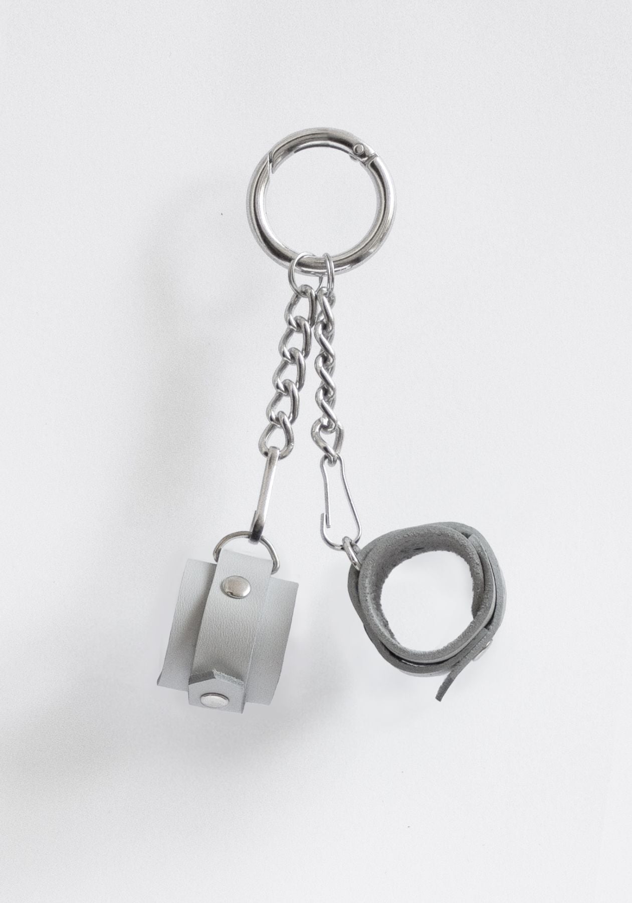 Handcuffs Keychain White