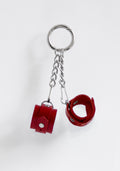 Handcuff Keychain Red