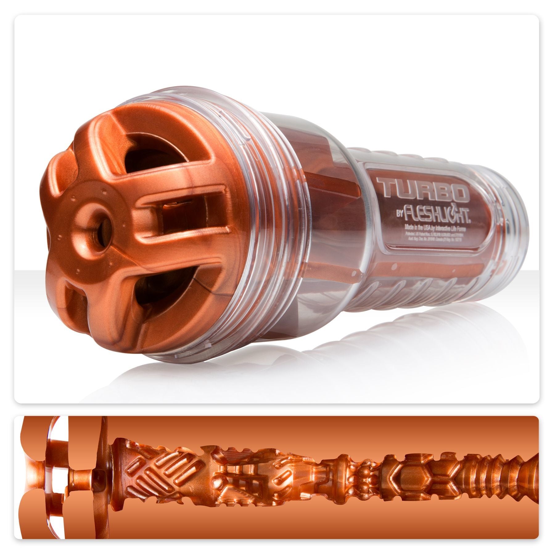 Fleshlight Turbo Ignition Copper Masturbator (blowjob simulator)