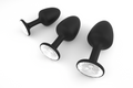 Anal plug Dorcel Geisha Plug Diamond XL with a ball inside, creates vibrations, max diameter 4.5