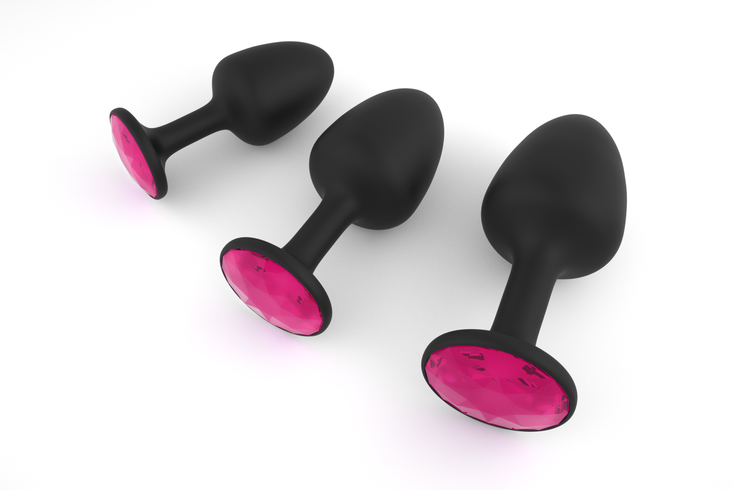 Dorcel Geisha Plug Ruby XL anal plug with an internal ball, creates vibrations, max diameter 4.5 cm