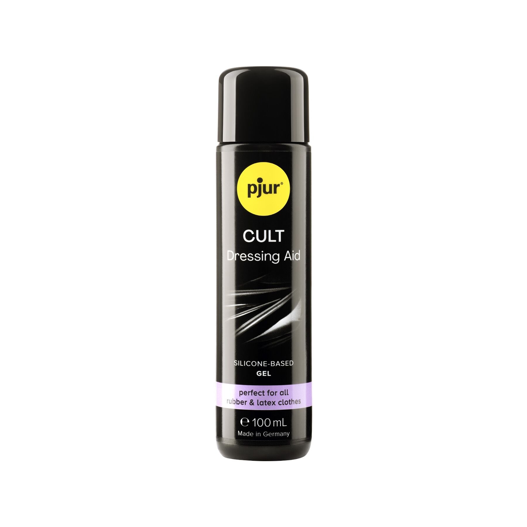 pjur Cult Dressing Aid 100 ml Latex and Rubber Lubricant, for Easy Fetish Outfit Application