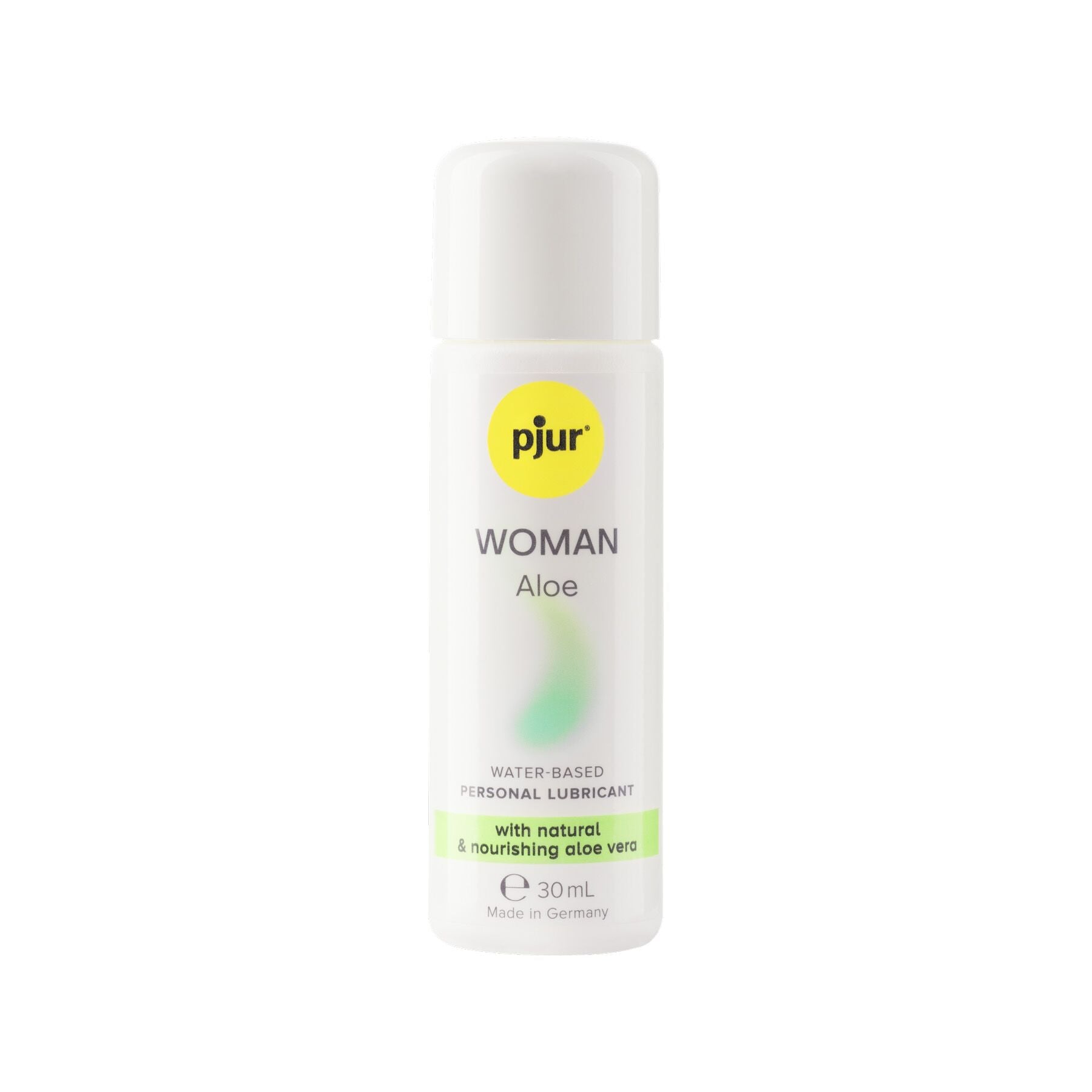 Water-based lubricant pjur Woman Aloe 30 ml, with aloe extract, moisturizing, paraben-free