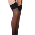 Classic hold-ups with a wide band Passion ST001 3/4 nero