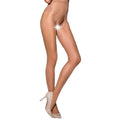 Еротичні колготки Passion TIOPEN 006 3/4 (30 den), beige, з вирізом, імітація трусиків
