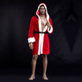 Men's Erotic "Seductive Santa" Costume One Size Red