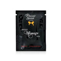Sample of Plaisirs Secrets Strawberry massage oil (3 ml)