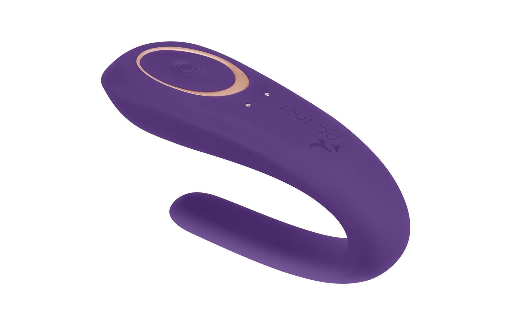 Satisfyer Double Classic Violet Vibrator for Couples with One Motor