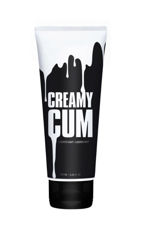 Sperm-imitating lubricant Creamy Cum (150 ml) on a hybrid base with St. John's wort oil