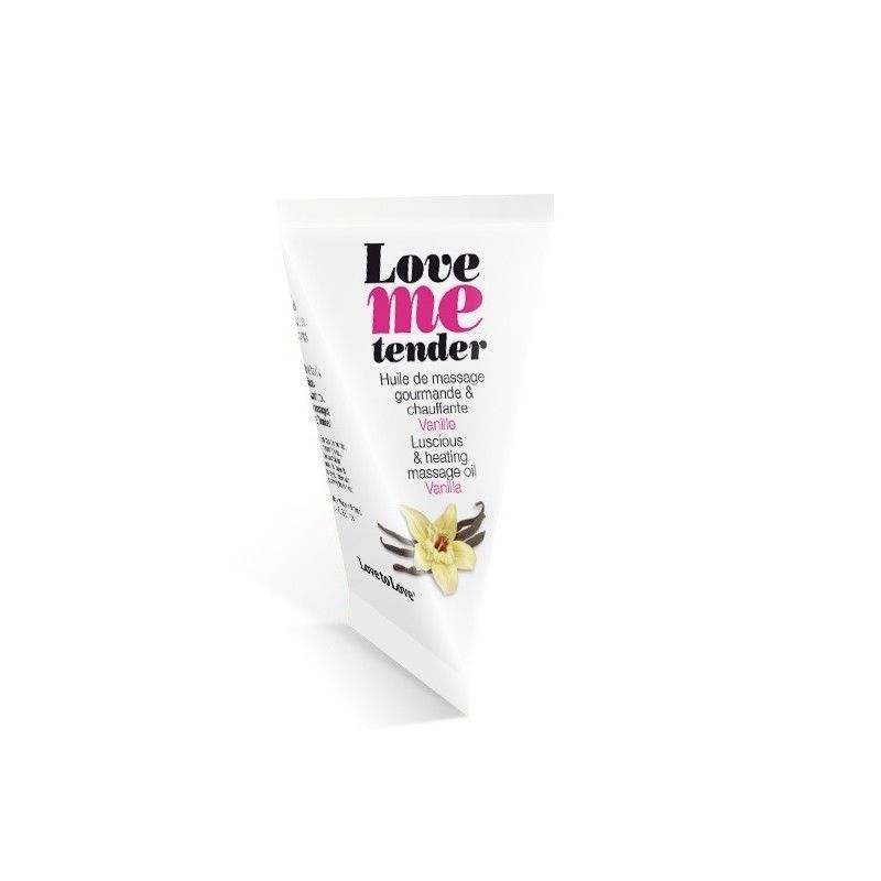 Massage Oil Love To Love - Love Me Tender, Vanilla (10 ml), vanilla scent, paraben-free