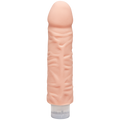 Фалоімітатор Doc Johnson The D: Shakin D 7 Inch Vibro ULTRASKYN, діаметр 3,8 см, плавне регулювання