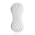Tenga Flex Silky White masturbator with adjustable intensity, can be twisted