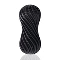 Tenga Flex Rocky Black Masturbator with variable intensity, can be twisted