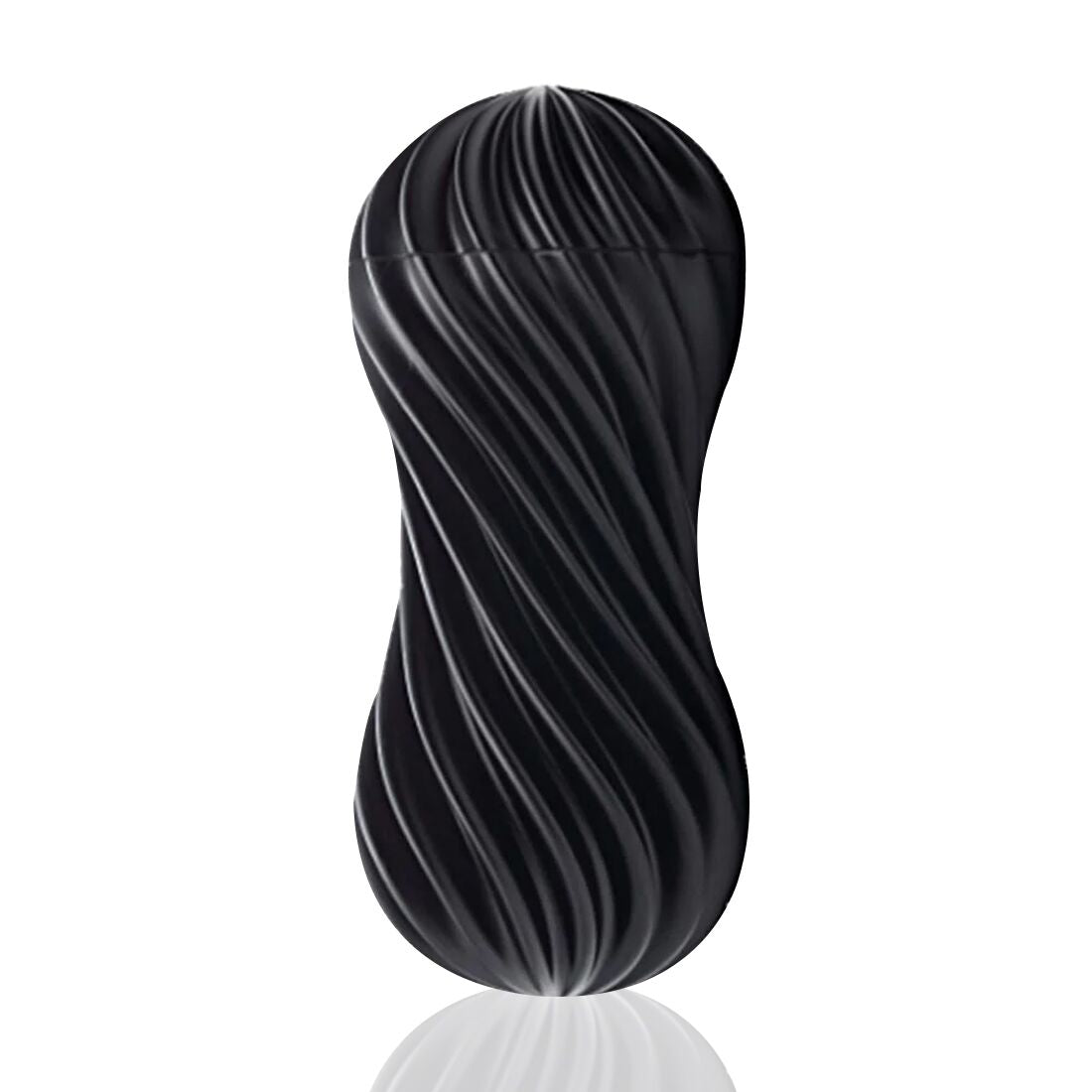 Tenga Flex Rocky Black Masturbator with variable intensity, can be twisted