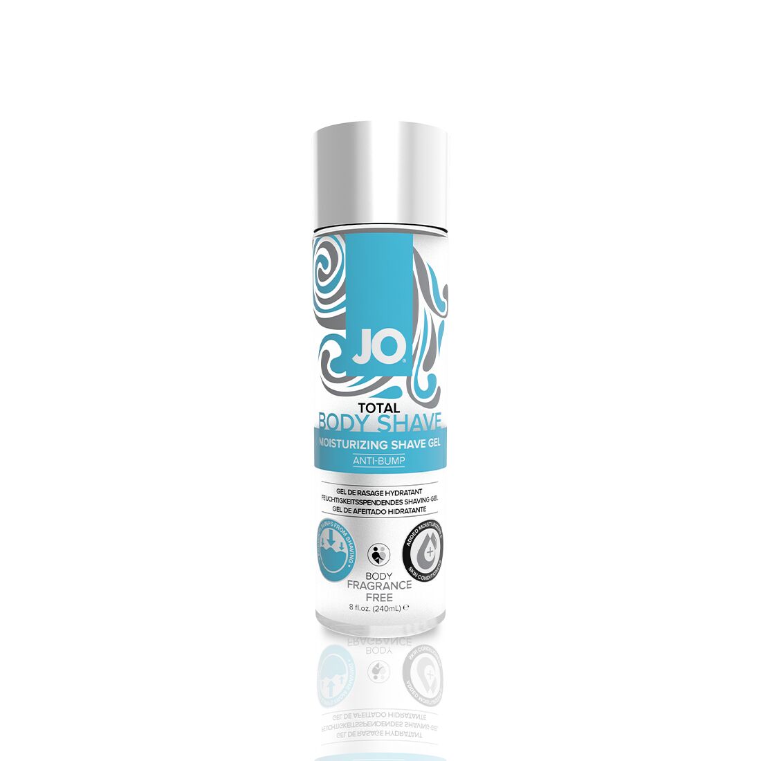 JO TOTAL BODY Shaving Gel — Anti-bump Intimate Shaving Gel (240 ml) Moisturizing