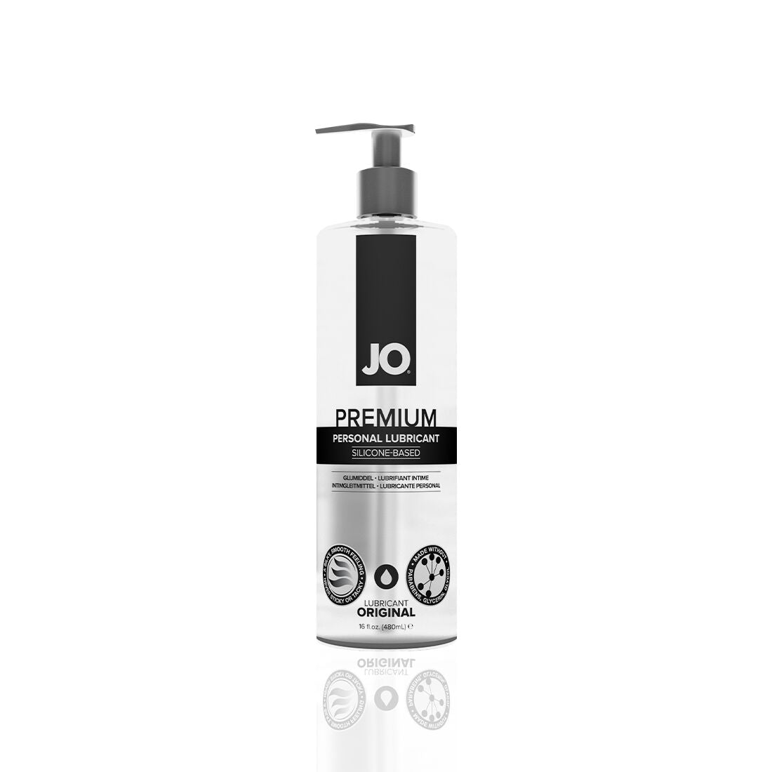 Silicone-based lubricant JO PREMIUM - ORIGINAL (480 ml) preservative-free
