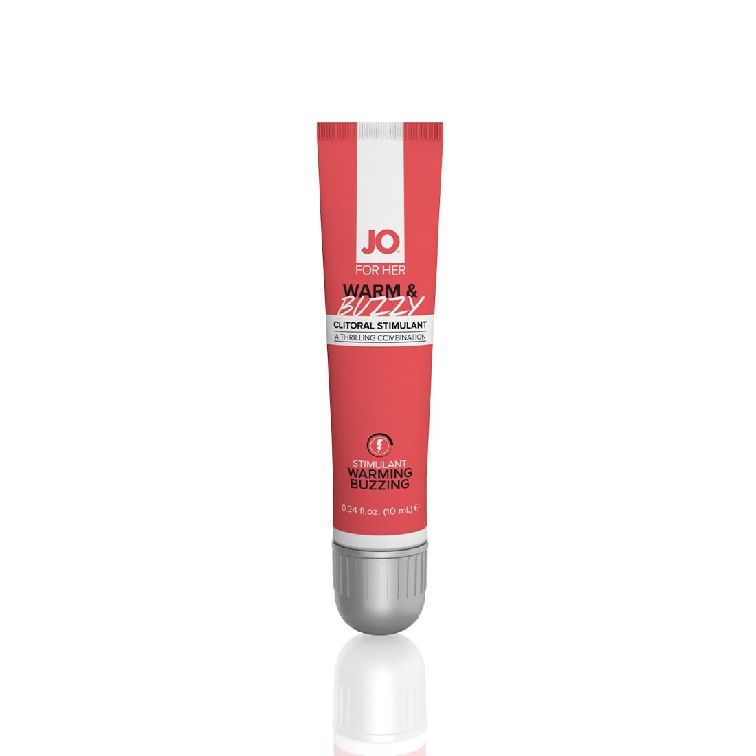JO WARM & BUZZY Clitoral Stimulating Gel (10 ml) with Liquid Vibrator Effect