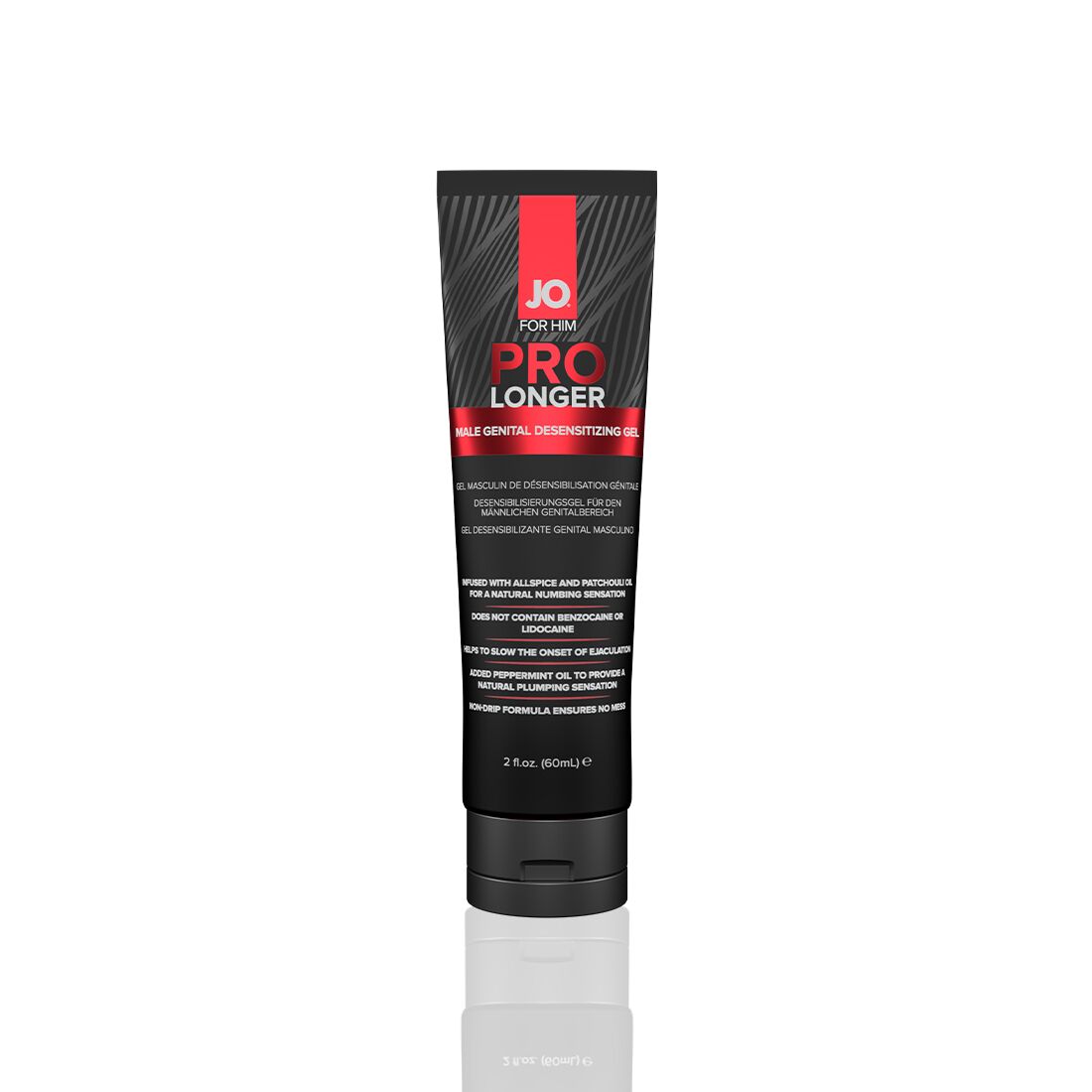Prolonger Gel (60 ml) with peppermint, pimento, and patchouli oil