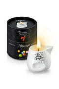 Massage Candle Plaisirs Secrets Bubble Gum (80 ml) gift-wrapped, ceramic container
