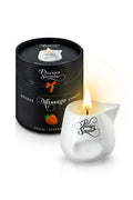 Massage Candle Plaisirs Secrets Strawberry (80 ml) gift packaging, ceramic container