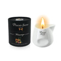 Massage Candle Plaisirs Secrets Pineapple Mango (80 ml) gift box, ceramic container