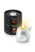 Massage Candle Plaisirs Secrets Strawberry Daiquiri (80 ml) gift packaging, ceramic container
