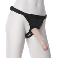 Doc Johnson Vac-U-Lock 8 Inch Classic Dong Ultra Harness Strap-on Panties, PVC, 3.8cm diameter