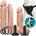 Набір для страпона Doc Johnson Vac-U-Lock Dual Density Experienced Set, діаметр 2×7см, 7,7см
