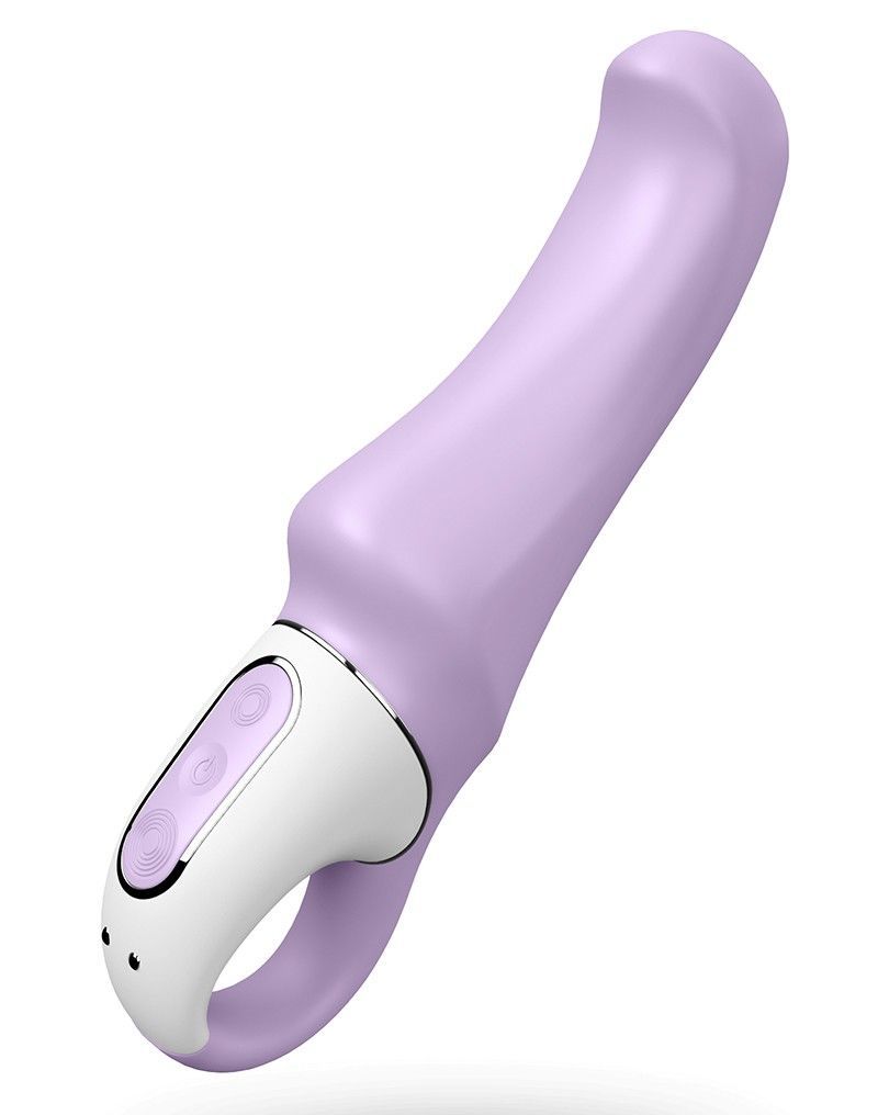 Powerful vibrator Satisfyer Vibes Charming Smile with a flexible shaft, liquid silicone, 12 modes