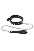 Fetish Tentation Spikes and Leash Collar