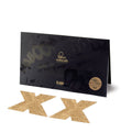 Pasties - Bijoux Indiscrets - Flash Cross Gold, nipple covers