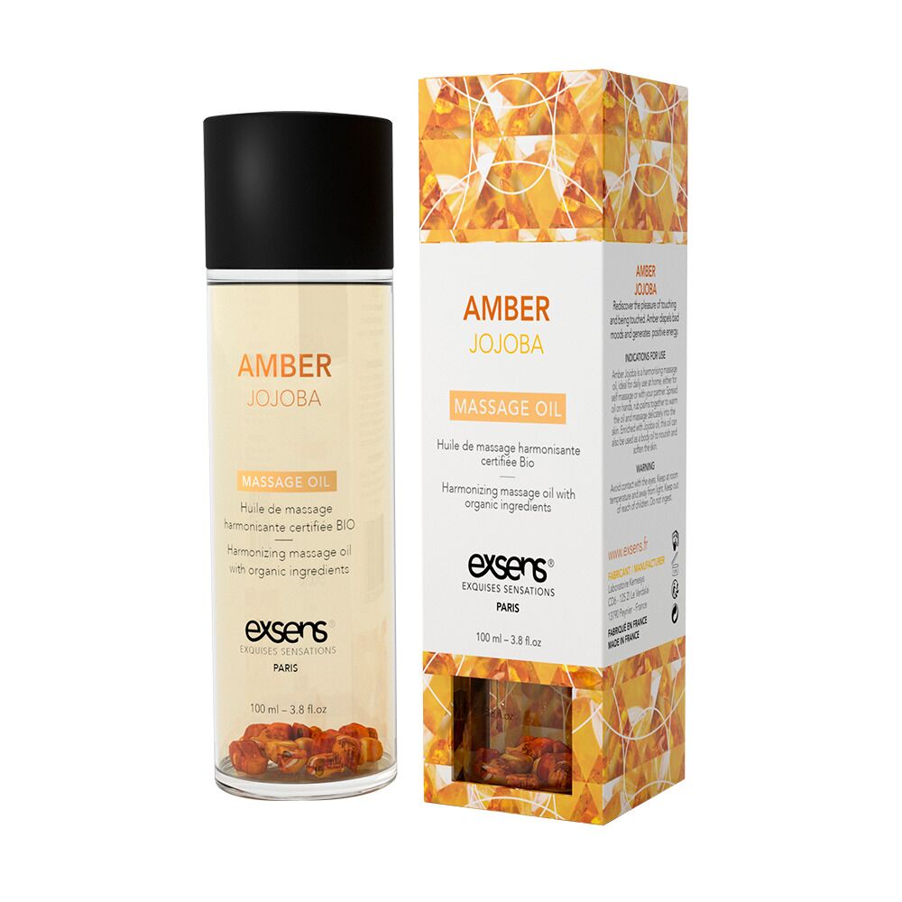 Massage oil EXSENS Amber Jojoba (harmonizing, with amber) 100ml, natural
