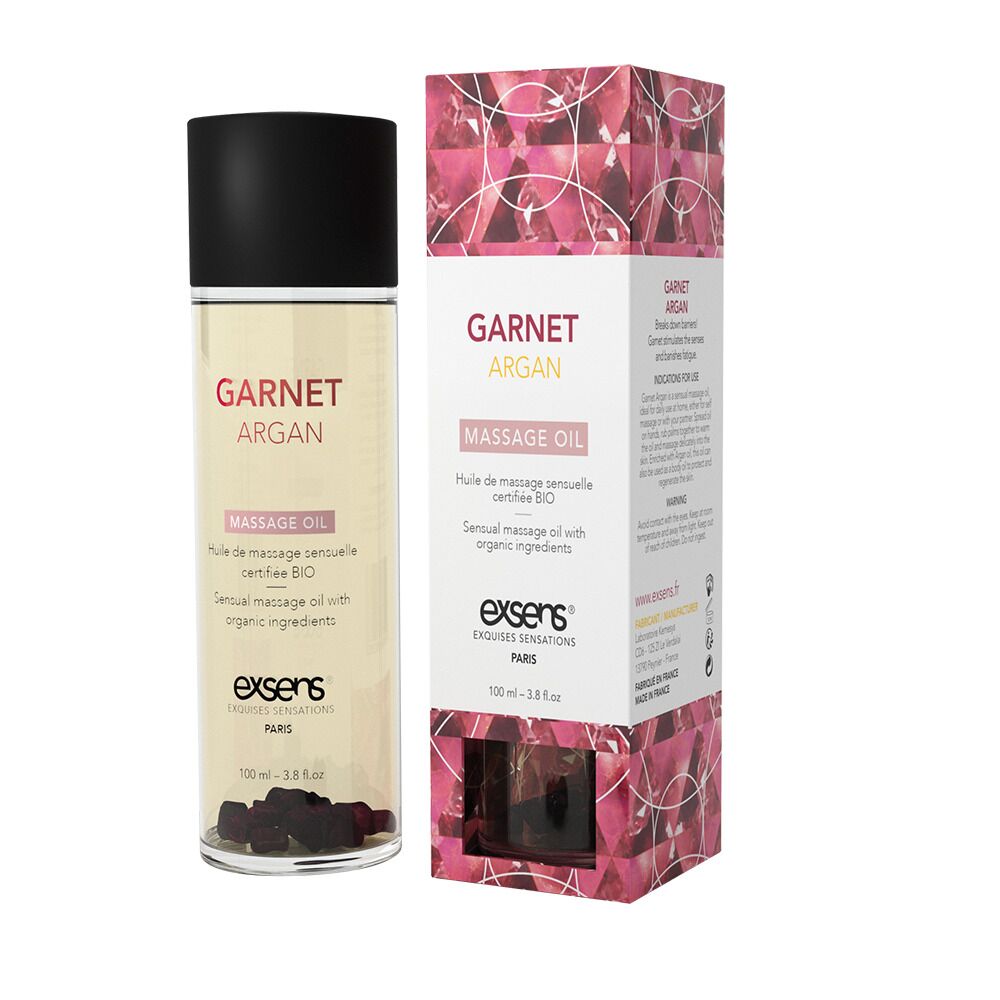 Масажна олія EXSENS Garnet Argan (чуттєве з гранатом) 100мл, натуральна