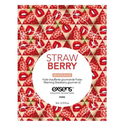 EXSENS Strawberry Massage Oil Sample 3ml