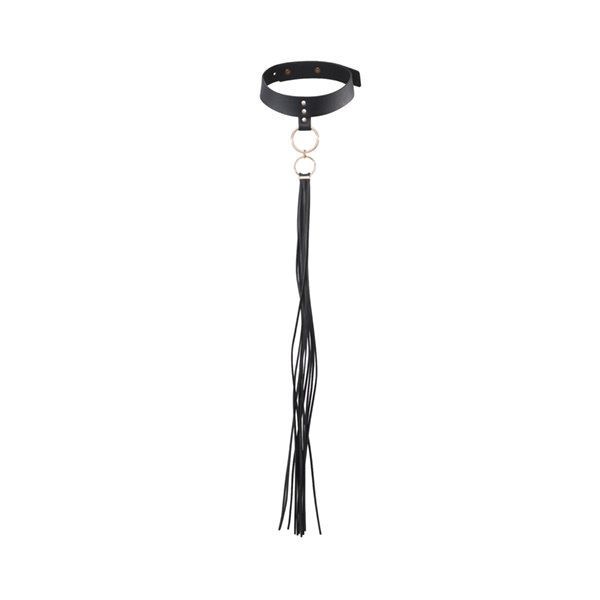 Bijoux Indiscrets MAZE — Tassel Choker Black