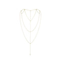 Ланцюжок для спини Bijoux Indiscrets Magnifique Back and Cleavage Chain - Gold, прикраса для тіла