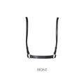 Bijoux Indiscrets MAZE - X Harness Black, eco-leather