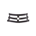 Bijoux Indiscrets MAZE - Wide Belt and Restraints Black, faux leather