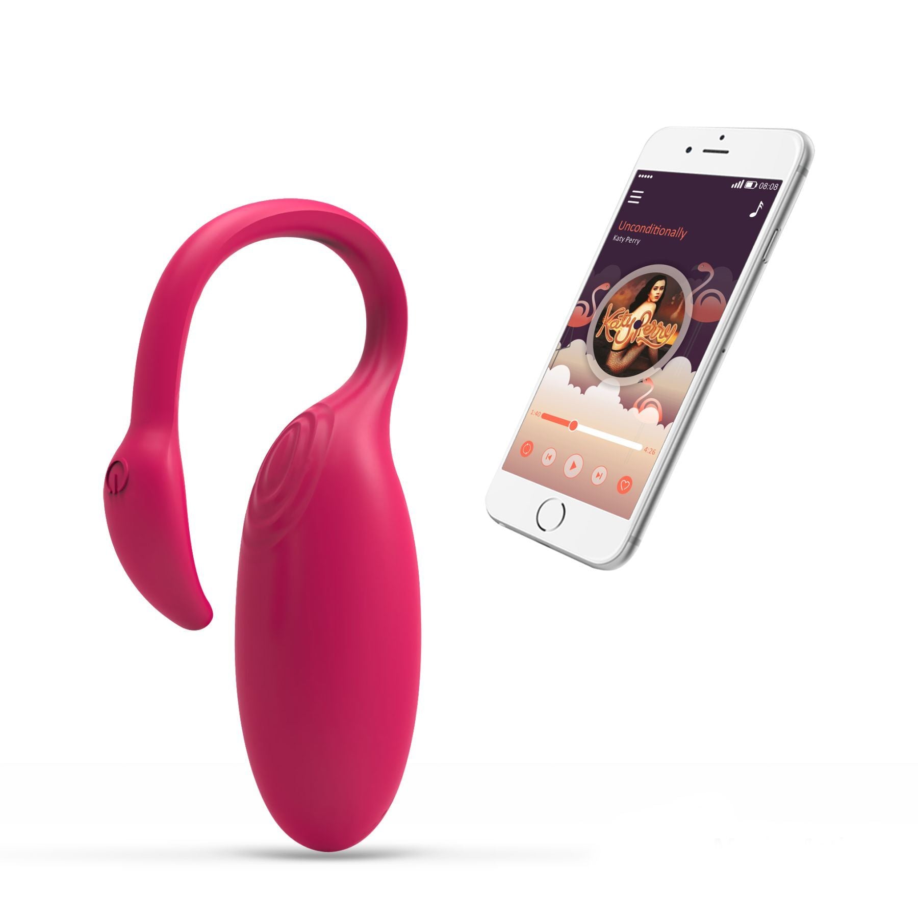 Magic Motion Flamingo Smart Vibrating Egg with Clitoral Stimulator, 3 Types of Kegel Exercises