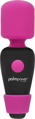 PalmPower Pocket Mini Vibrator with Zipper Pouch, Waterproof, Rechargeable, 9cm Length