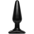 Doc Johnson Smooth Classic Medium Black Anal Plug, max. diameter 3.8 cm