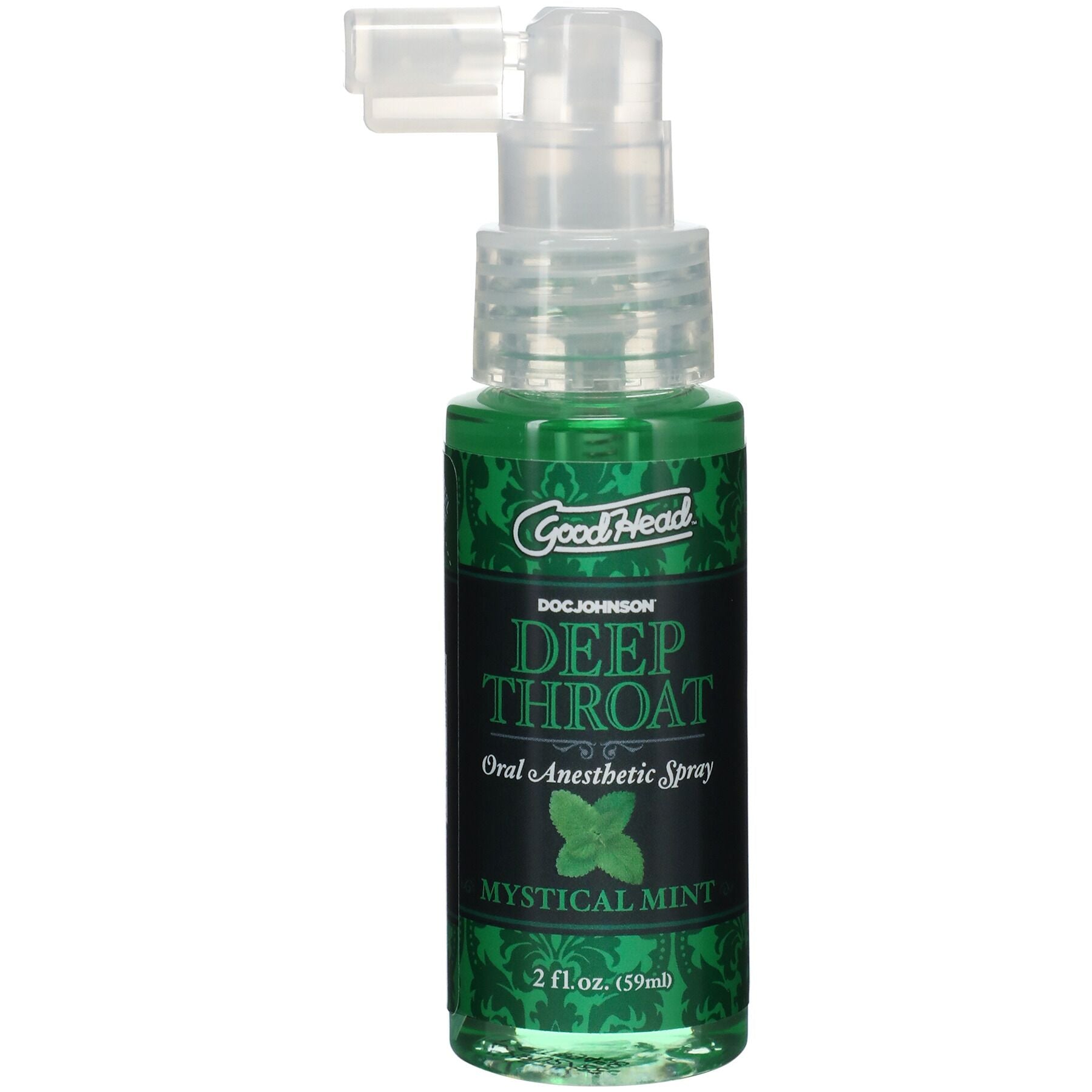 Doc Johnson GoodHead DeepThroat Spray - Mystical Mint 59ml for deep oral sex