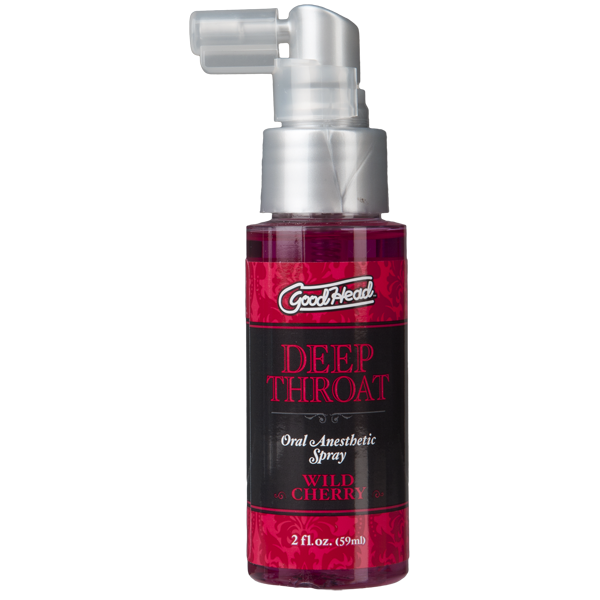 Doc Johnson GoodHead DeepThroat Spray - Wild Cherry 59 ml for Deep Throat Blowjob