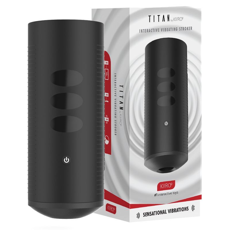 Kiiroo Titan Interactive Masturbator, 9 Vibrating Motors, Teledildonics