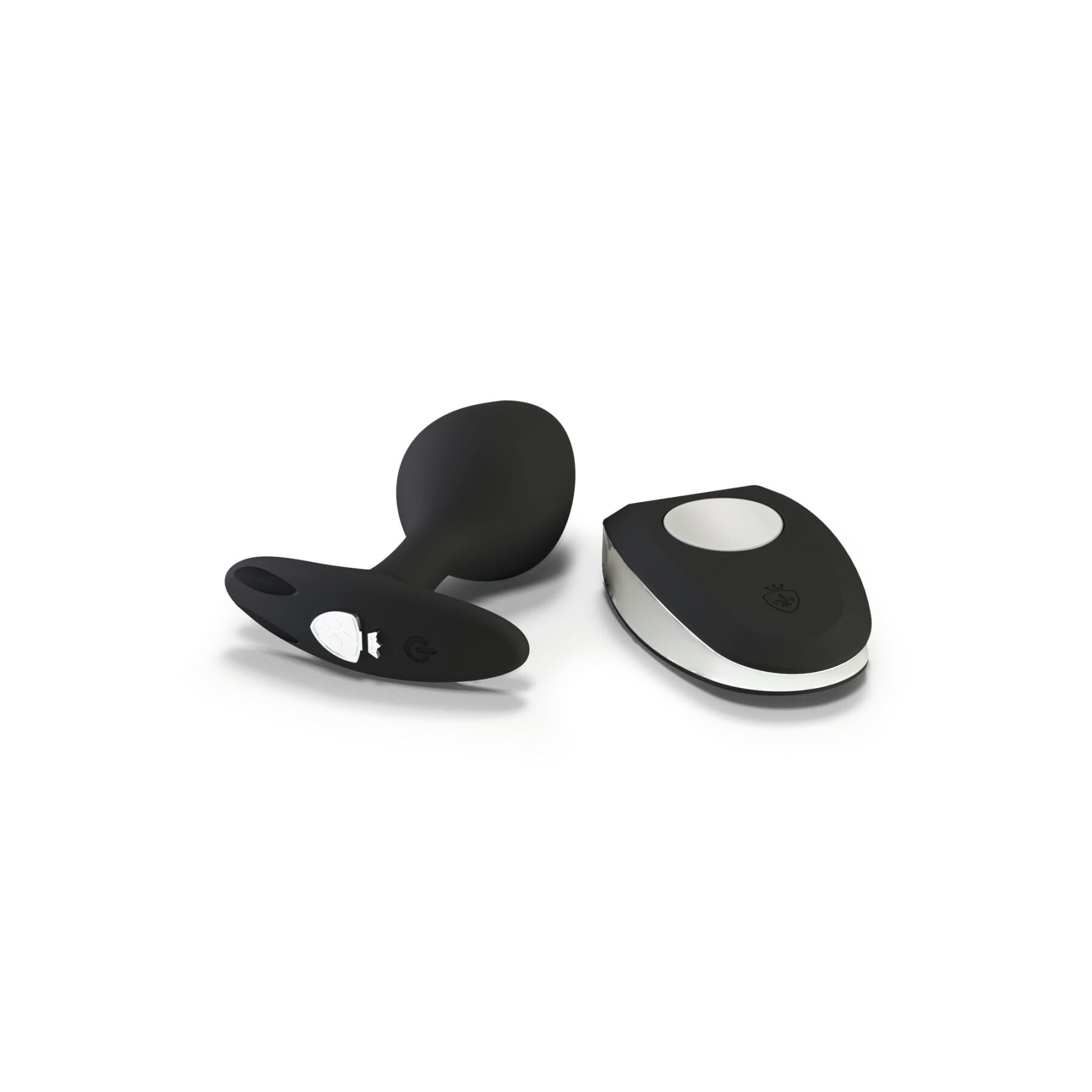 Mystim Rocking Vibe Silicone Anal Plug with Vibration and Remote for Electrostimulator, 3.7 cm